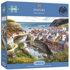 Gibsons - Staithes - 1000 Piece Jigsaw Puzzle New