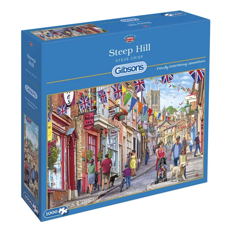 Gibsons - Steep Hill - 1000 Piece Jigsaw Puzzle Sale