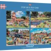 Gibsons - Stop Me & Buy One - 4 x 500 Piece Jigsaw Puzzles Best