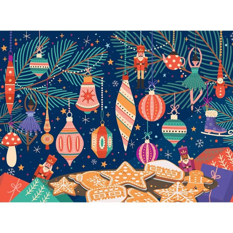 Gibsons - Sugar and Spice - 200 Piece Christmas Bauble Jigsaw Puzzle Fashion