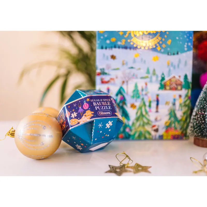 Gibsons - Sugar and Spice - 200 Piece Christmas Bauble Jigsaw Puzzle Fashion
