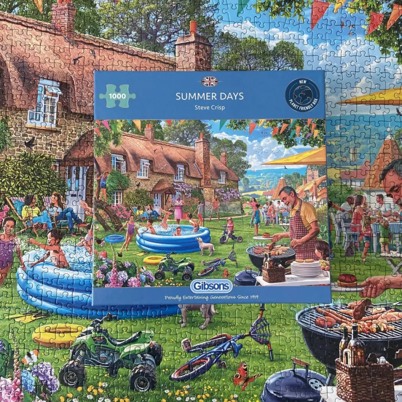 Gibsons - Summer Days - 1000 Piece Jigsaw Puzzle Best