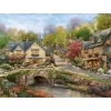 Gibsons - Summer in Cobblestone Village - 1000 Piece Jigsaw Puzzle New