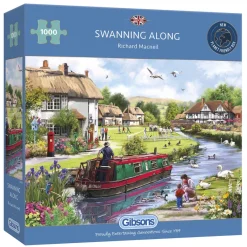 Gibsons - Swanning Along - 1000 Piece Jigsaw Puzzle Best