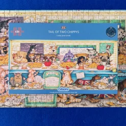 Gibsons - Tail of Two Chippys - 636 Piece Jigsaw Puzzle New