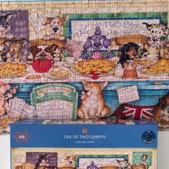 Gibsons - Tail of Two Chippys - 636 Piece Jigsaw Puzzle New