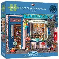 Gibsons - Teddy Bears & Tricycles - 500 XL Piece Jigsaw Puzzle Best