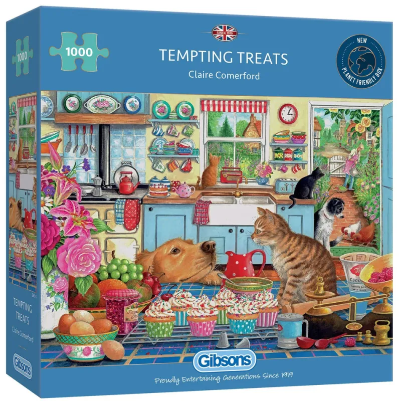 Gibsons - Tempting Treats - 1000 Piece Jigsaw Puzzle Sale