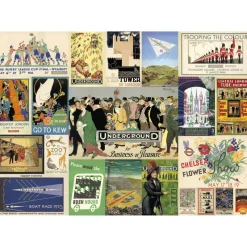 Gibsons - TfL Heritage Posters - 500 Piece Jigsaw Puzzle Online