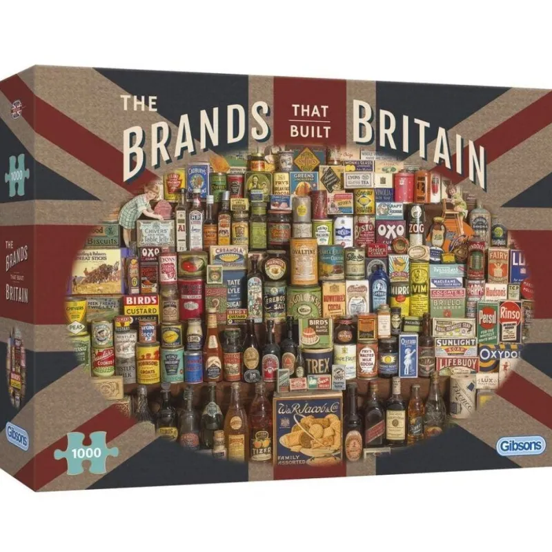 Gibsons - The Brands that Built Britain - 1000 Piece Jigsaw Puzzle Online