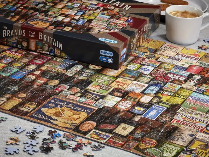 Gibsons - The Brands that Built Britain - 1000 Piece Jigsaw Puzzle Online