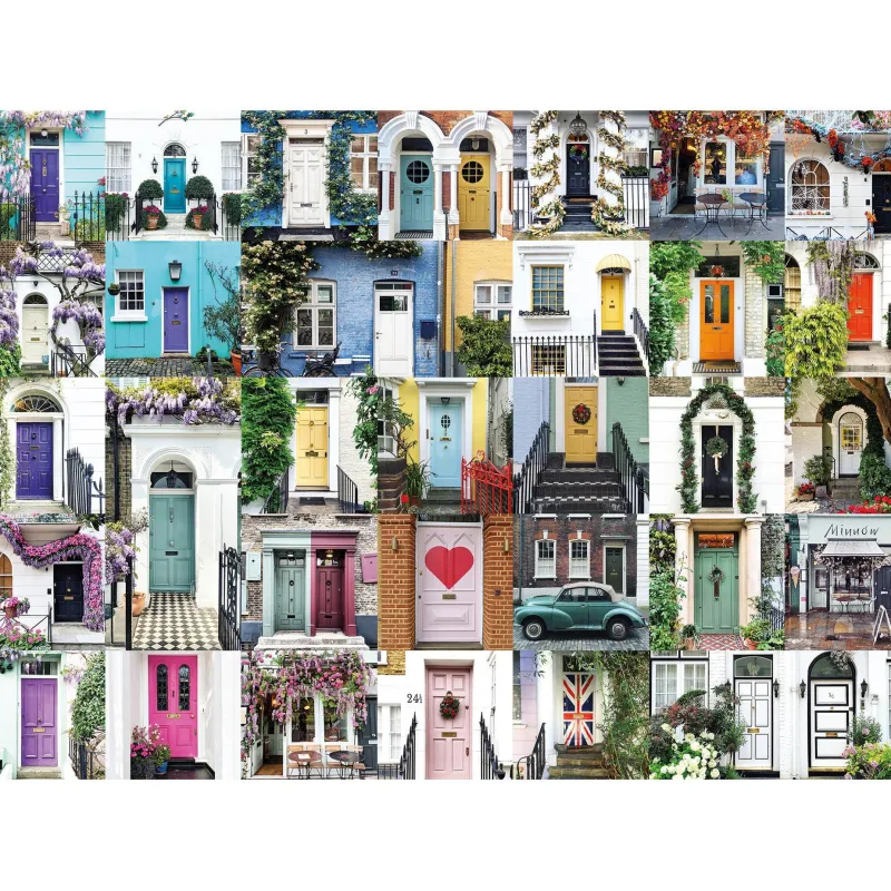 Gibsons - The Doors of London - 1000 Piece Jigsaw Puzzle Clearance