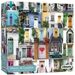Gibsons - The Doors of London - 1000 Piece Jigsaw Puzzle Clearance
