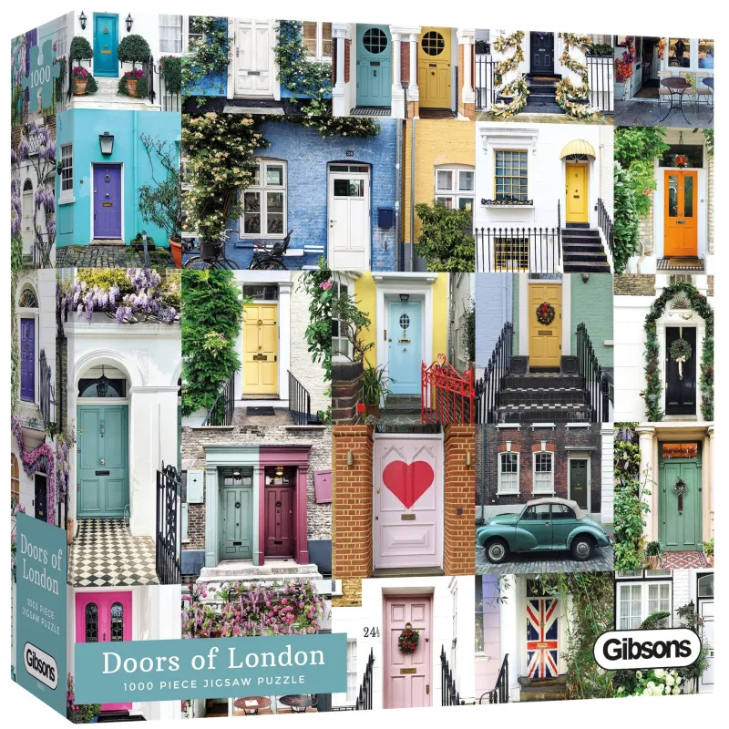 Gibsons - The Doors of London - 1000 Piece Jigsaw Puzzle Clearance