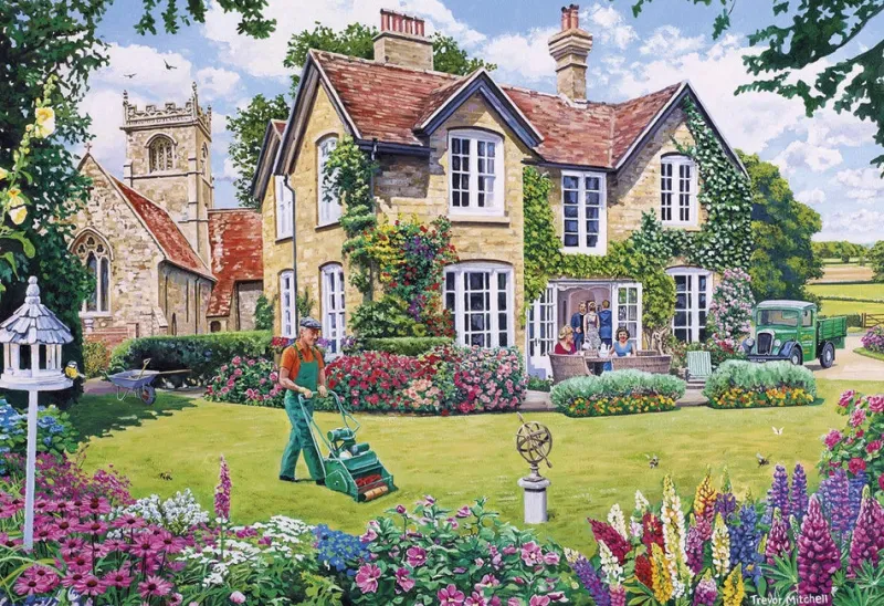 Gibsons - The Gardener's Round - 4 x 500 Piece Jigsaw Puzzles Sale