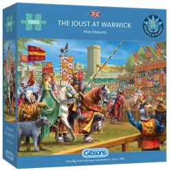 Gibsons - The Joust at Warwick - 1000 Piece Jigsaw Puzzle Discount