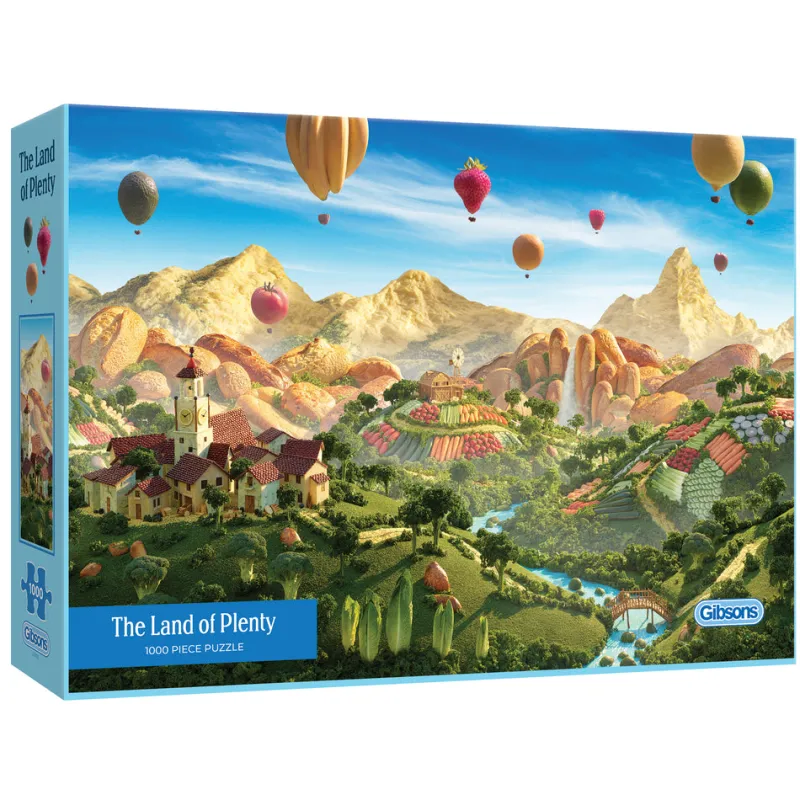Gibsons - The Land of Plenty - 1000 Piece Jigsaw Puzzle Discount