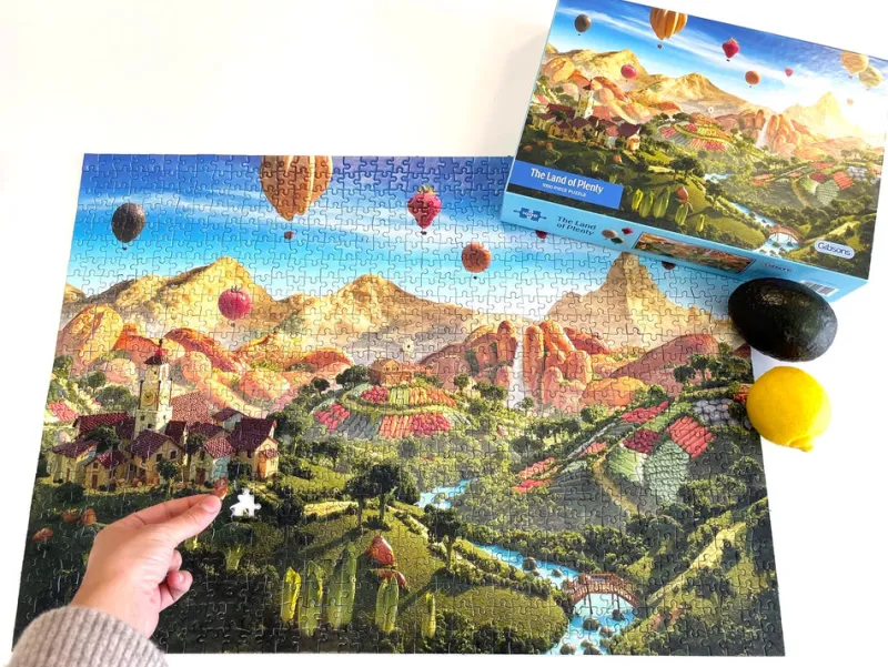 Gibsons - The Land of Plenty - 1000 Piece Jigsaw Puzzle Discount