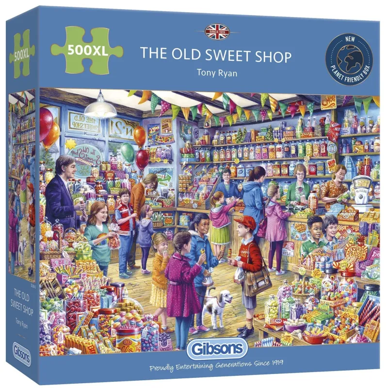 Gibsons - The Old Sweet Shop - 500 XL Piece Jigsaw Puzzle Hot