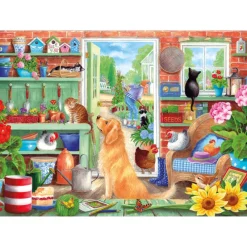Gibsons - The Potting Bench - 1000 Piece Jigsaw Puzzle Clearance