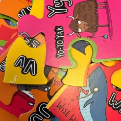 Gibsons - The Unusual Alphabet - 24 Extra Large Piece Jigsaw Puzzle Hot