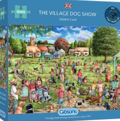 Gibsons - The Village Dog Show - 1000 Piece Jigsaw Puzzle New