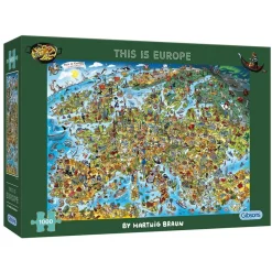 Gibsons - This is Europe - 1000 Piece Jigsaw Puzzle Fashion