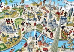 Gibsons - This is London - 500 Piece Jigsaw Puzzle Fashion