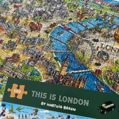 Gibsons - This is London - 500 Piece Jigsaw Puzzle Fashion