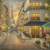 Gibsons - Thomas Kinkade: Paris Café - 1000 Piece Jigsaw Puzzle Online