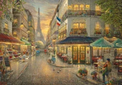 Gibsons - Thomas Kinkade: Paris Café - 1000 Piece Jigsaw Puzzle Online