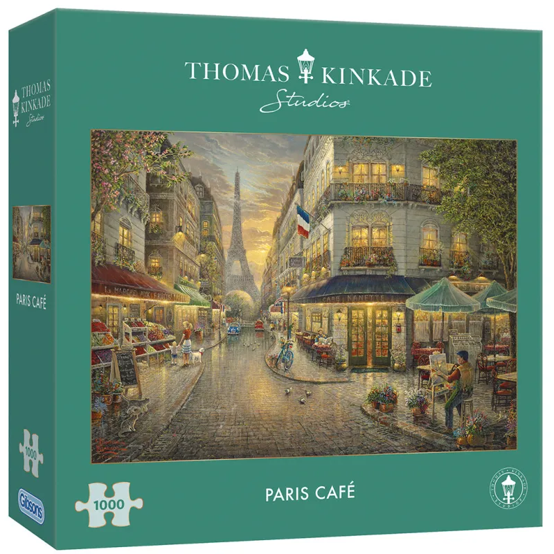 Gibsons - Thomas Kinkade: Paris Café - 1000 Piece Jigsaw Puzzle Online