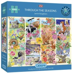 Gibsons - Through the Seasons - 1000 Piece Jigsaw Puzzle Best