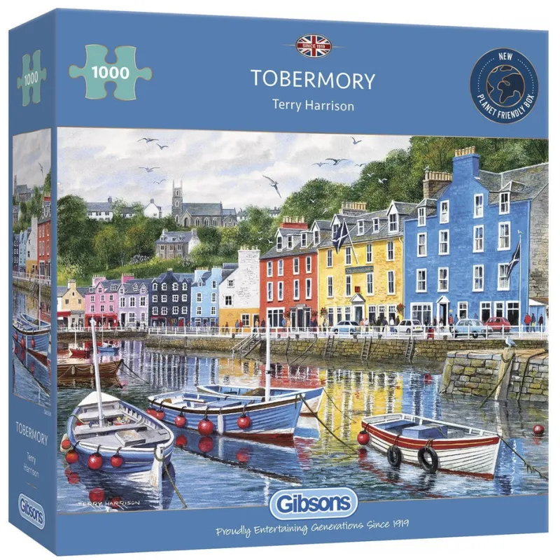 Gibsons - Tobermory - 1000 Piece Jigsaw Puzzle New