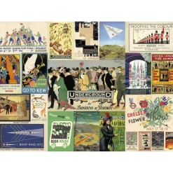 Gibsons - Transport For London Heritage Posters - 1000 Piece Jigsaw Puzzle New