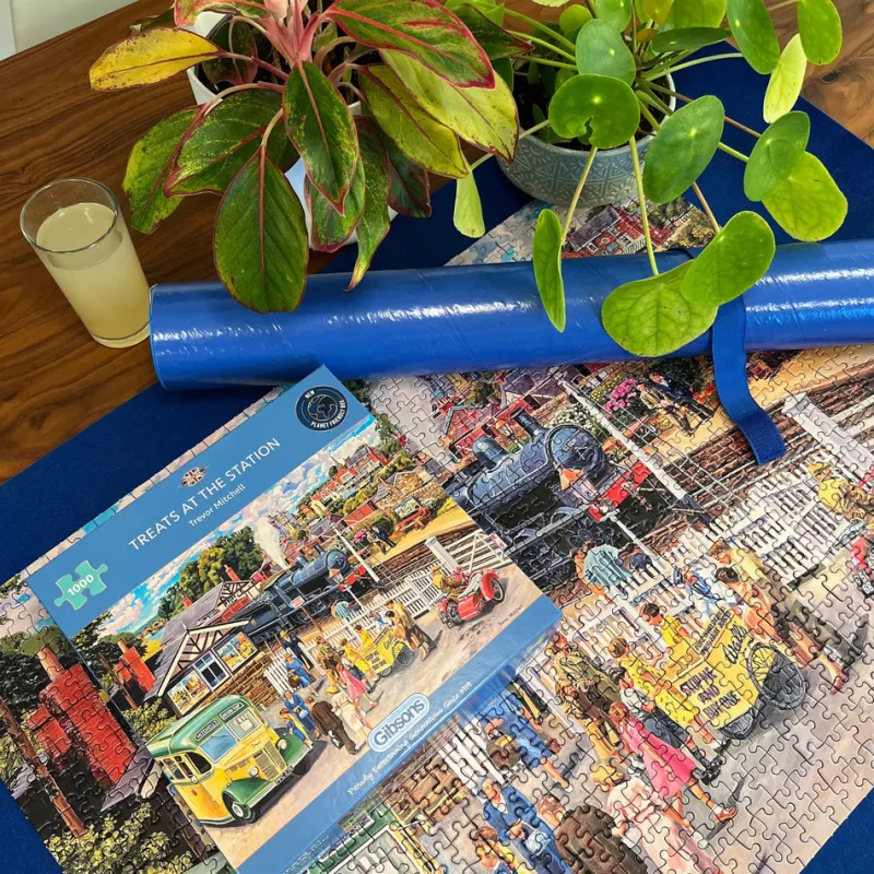 Gibsons - Treats at the Station - 1000 Piece Jigsaw Puzzle Clearance