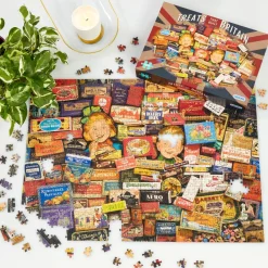 Gibsons - Treats That Built Britain - 1000 Piece Jigsaw Puzzle Sale