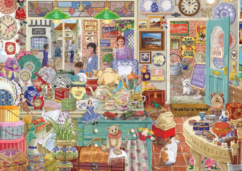Gibsons - Verity's Vintage Shop - 2000 Piece Jigsaw Puzzle Fashion