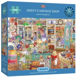 Gibsons - Verity's Vintage Shop - 1000 Piece Jigsaw Puzzle Online
