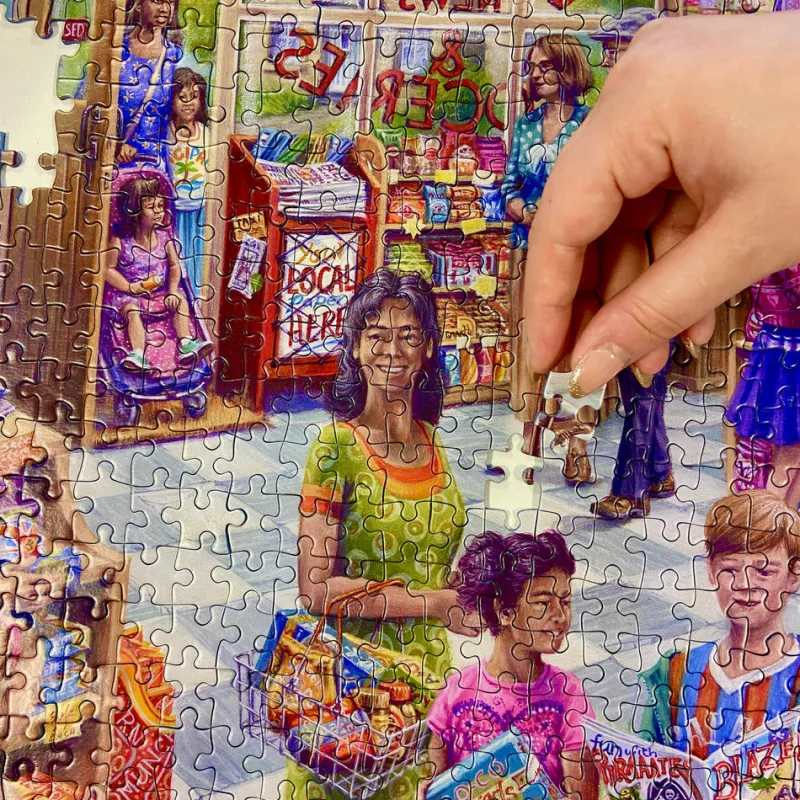 Gibsons - Village News - 1000 Piece Jigsaw Puzzle Online