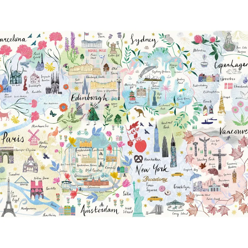 Gibsons - Wanderlust - 1000 Piece Jigsaw Puzzle Hot