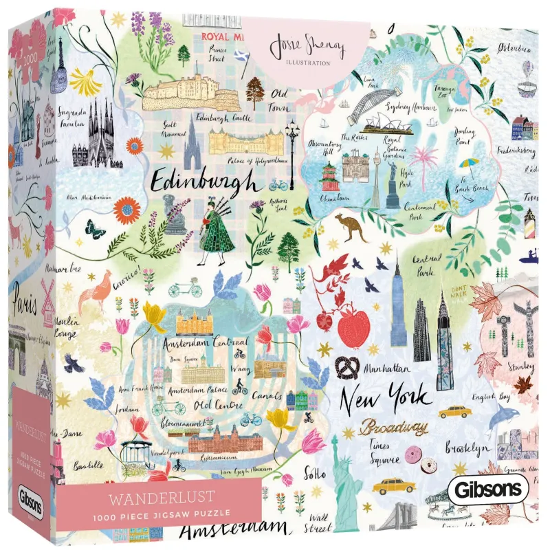 Gibsons - Wanderlust - 1000 Piece Jigsaw Puzzle Hot
