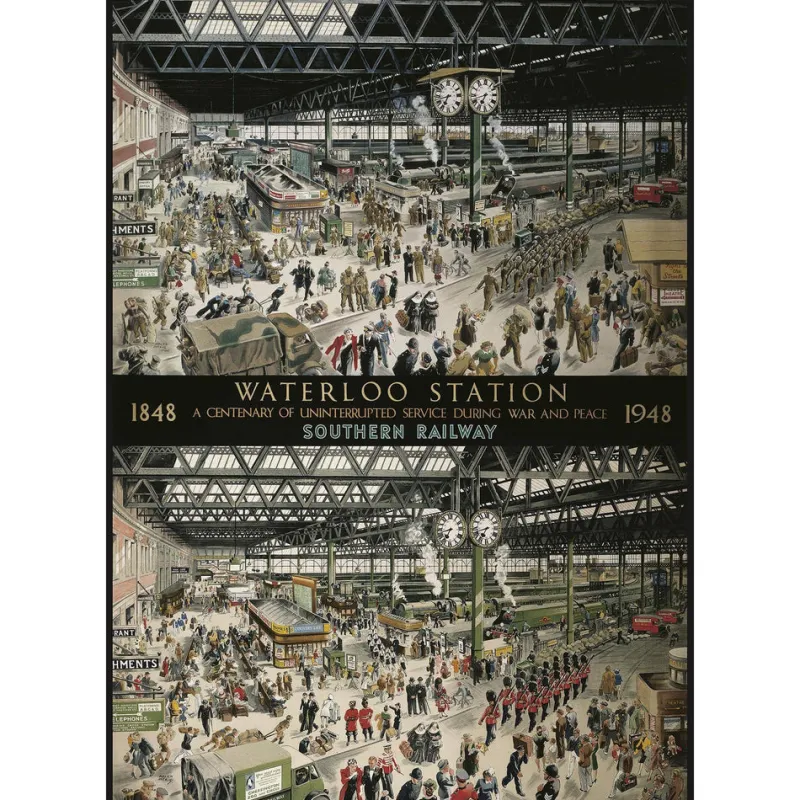 Gibsons - Waterloo Station - 1000 Piece Jigsaw Puzzle Discount