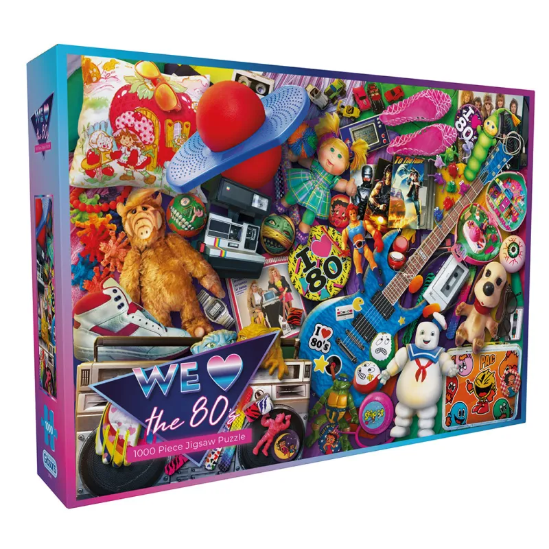 Gibsons - We Love the 80s - 1000 Piece Jigsaw Puzzle Fashion