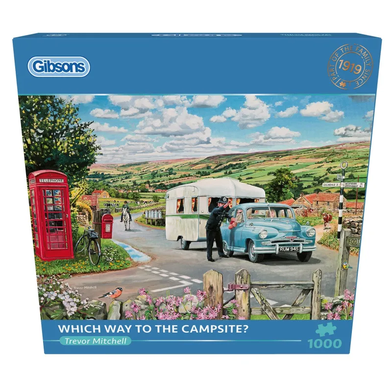 Gibsons - Which Way to the Campsite? - 1000 Pieces Discount