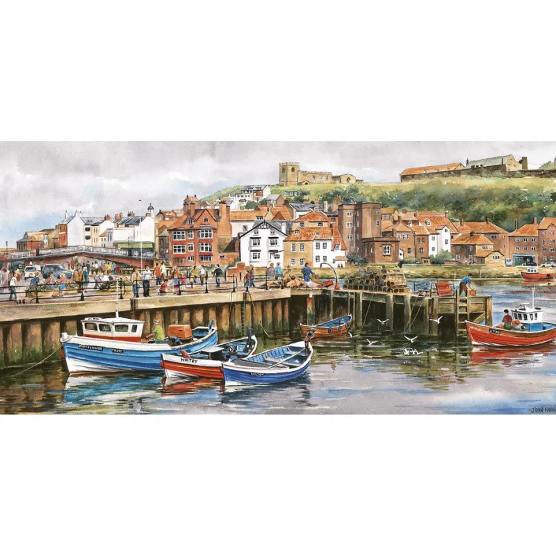 Gibsons - Whitby Harbour - 636 Piece Jigsaw Puzzle Best