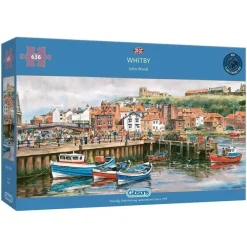 Gibsons - Whitby Harbour - 636 Piece Jigsaw Puzzle Best