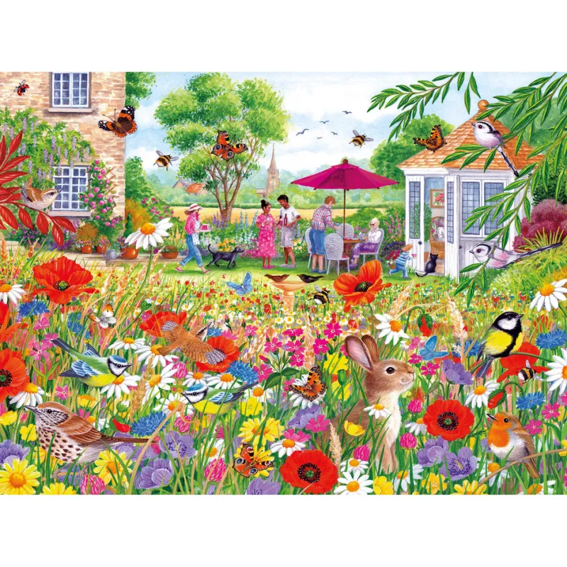 Gibsons - Wildflower Garden - 500 Piece Jigsaw Puzzle Fashion