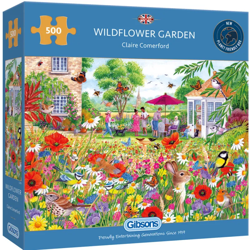 Gibsons - Wildflower Garden - 500 Piece Jigsaw Puzzle Fashion