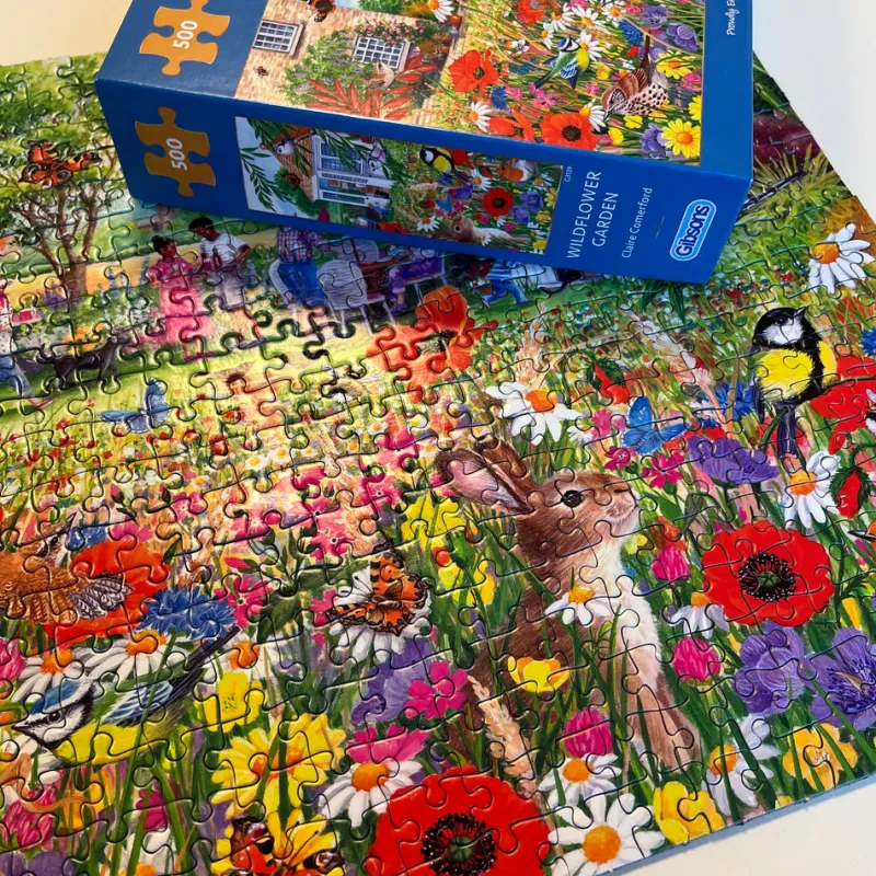 Gibsons - Wildflower Garden - 500 Piece Jigsaw Puzzle Fashion